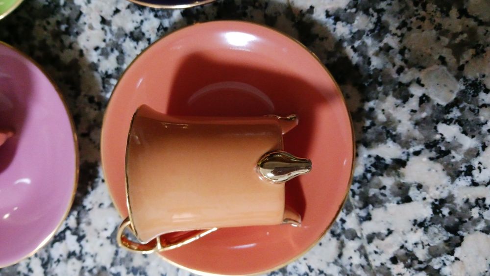 Conjunto de 6 chávenas de café