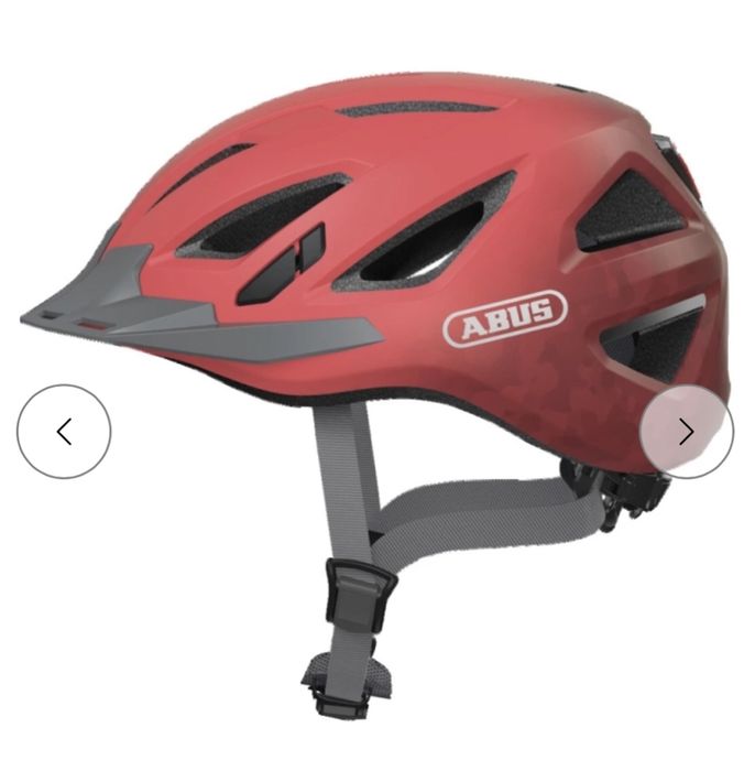 Kask rowerowy Abus Urban-I 3.0 bordowy rozm S