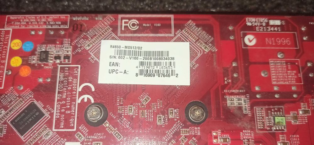 Видеокарта Radeon HD4650 512mb gddr3 HDMI