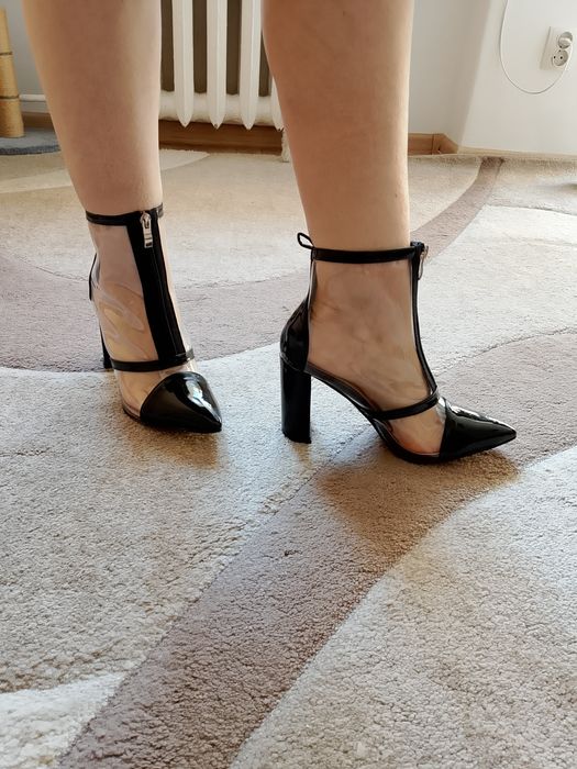 Buty damskie transparentne