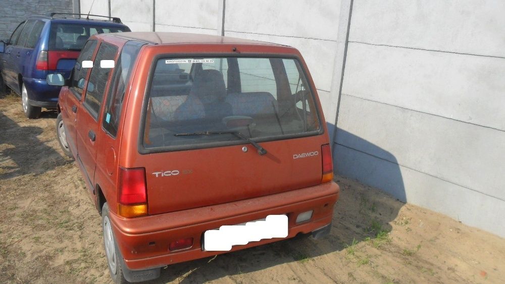 Daewoo Tico, kolor rudy metalik,przeznaczony na części