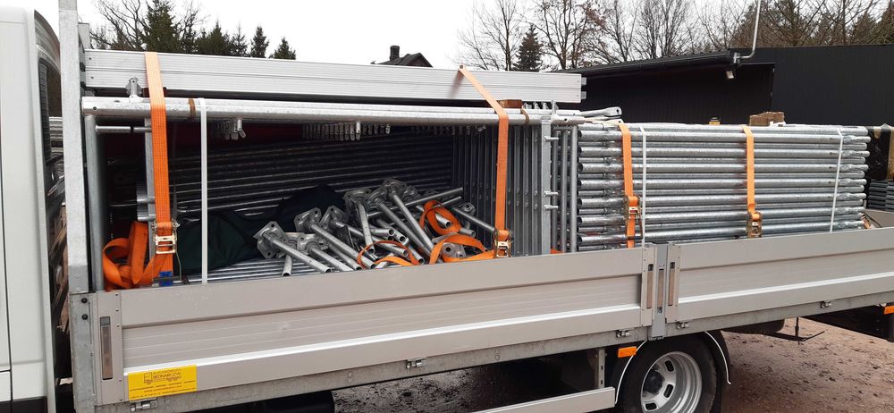 Rusztowania Plettac 215m2 dotacje, zestawy, elementy,transport.