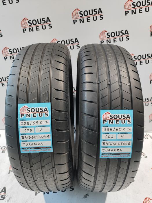 2 pneus semi novos 225-65R17 Bridgestone - Oferta dos Portes