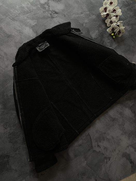 Кожаная куртка Religion чёрная мужская оригинал