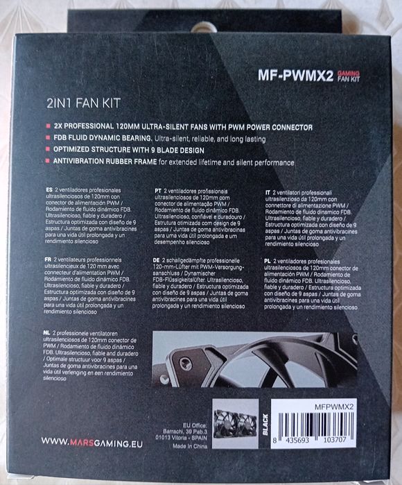 Mars Gaming 120mm Fans, New64750654547843122