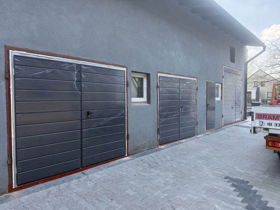 BRAMY GARAŻOWE ( uchylne  i dwuskrzydłowe), DRZWI STALOWE NA WYMIAR!