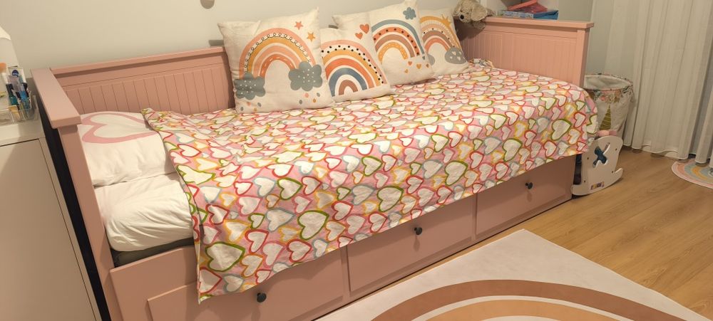 Cama 80 cm convertível numa de 160