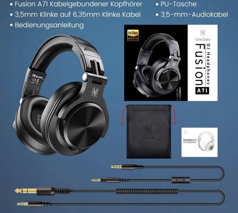 Słuchawki nauszne OneOdio Fusion A71