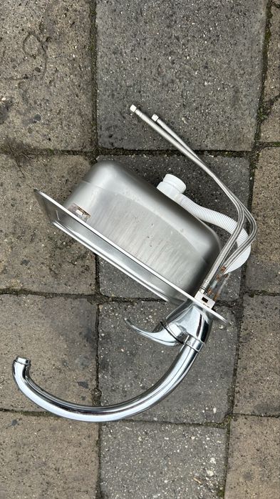 Zlew gastronomiczny zlewozmywak gospodarczy 38x38