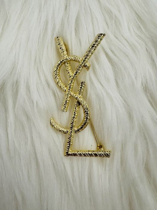 Nowy model  ! Broszka w stylu YSL  pozłacana