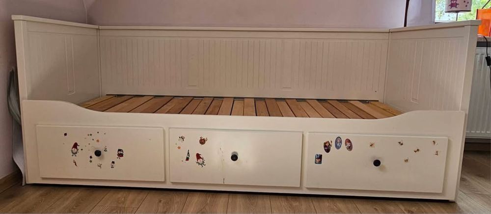 Łóżko Ikea Hemnes  rozkładane