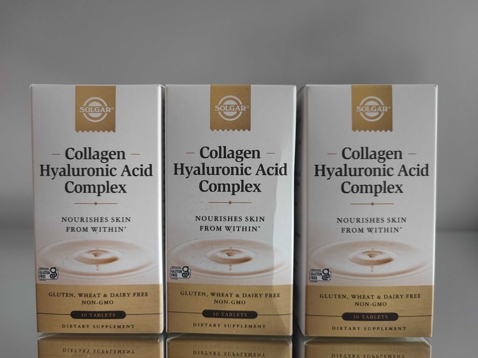 Комплекс Гіалуронова кислота + Колаген Солгар Solgar 30 таблеток