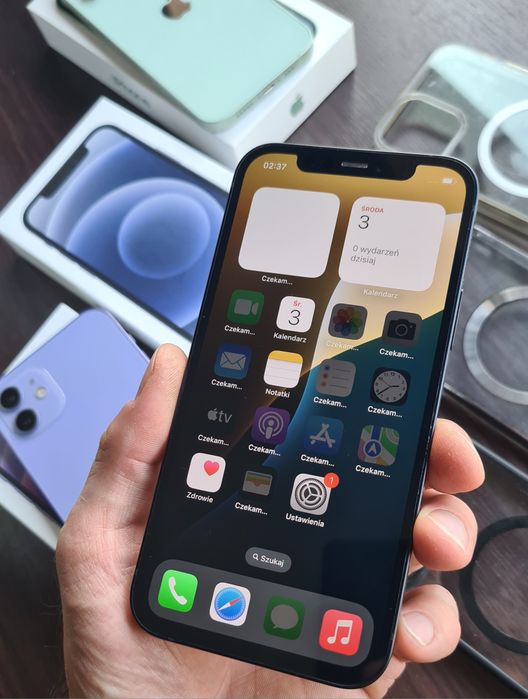 Iphone 12 128GB bateria 80% komplet kolory SERWIS SKUP SPRZEDAŻ GSM