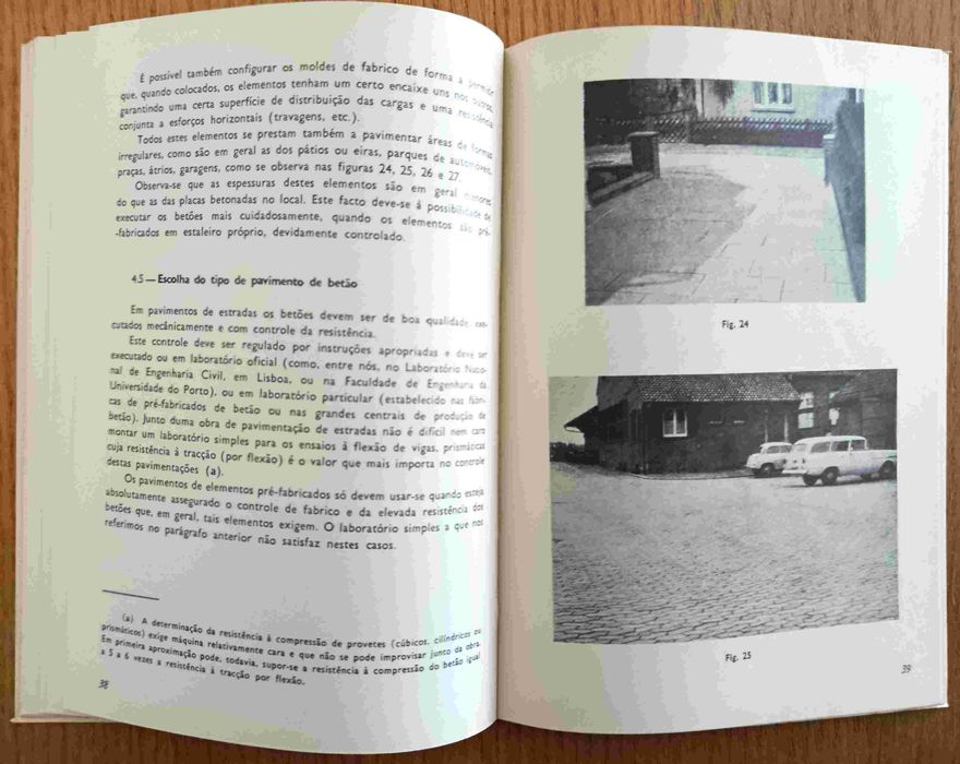 Engenharia Civil - Pavimentos de Betão em caminhos municipais - Engº J.Santos Viseu