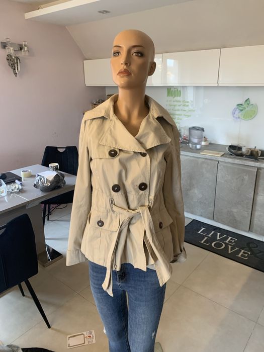 Plaszcz trencz zara s/m