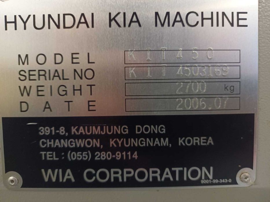 Tokarka CNC KIT450 2007r
