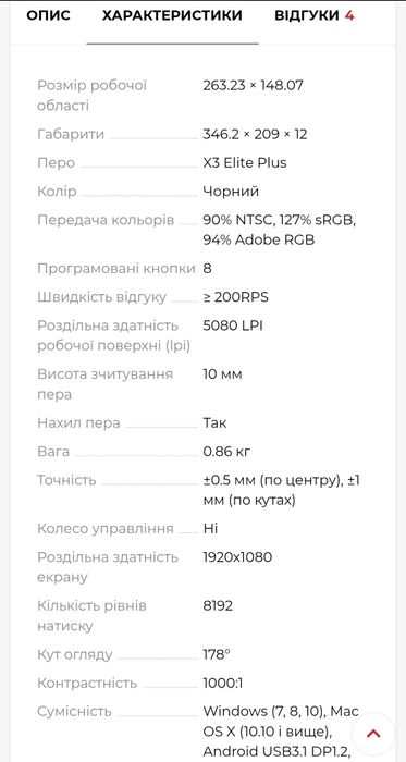 Планшет для графічного дизайну