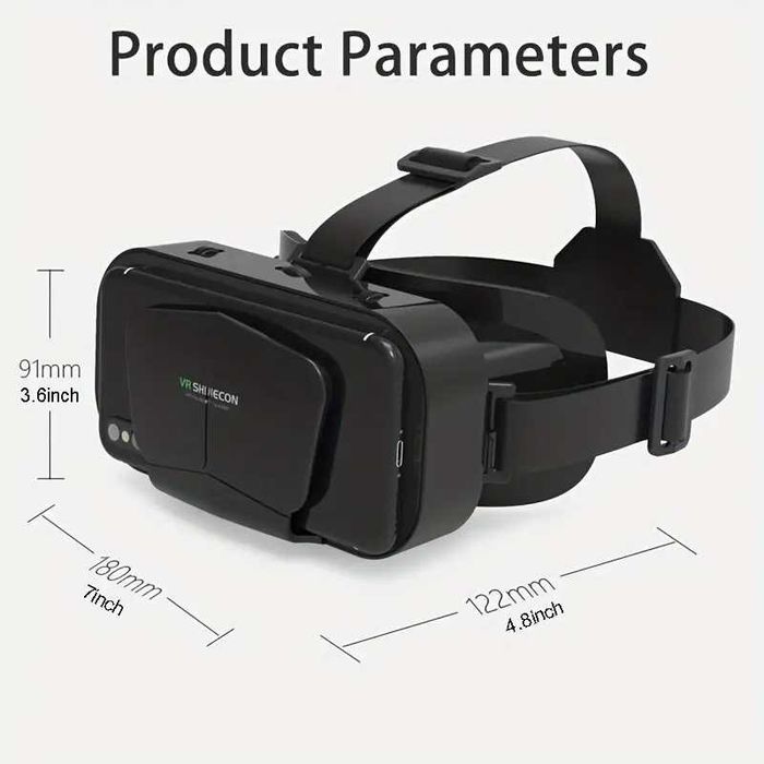 Óculos De Realidade Virtual Inteligente 3DVR Para Jogos Para Telemóvel