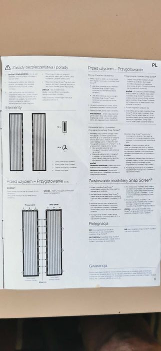 Nowa czarna moskitiera do drzwi 100/200cm.  rzepy + pinezki firmy JML