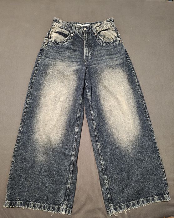 Jeansy Mega Baggy Bershka Y2K / Skater