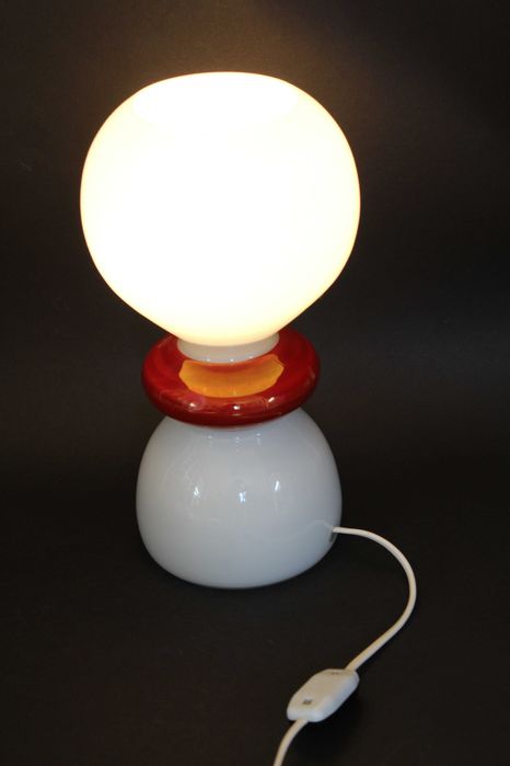 lampa lampka szklana Vitropol
