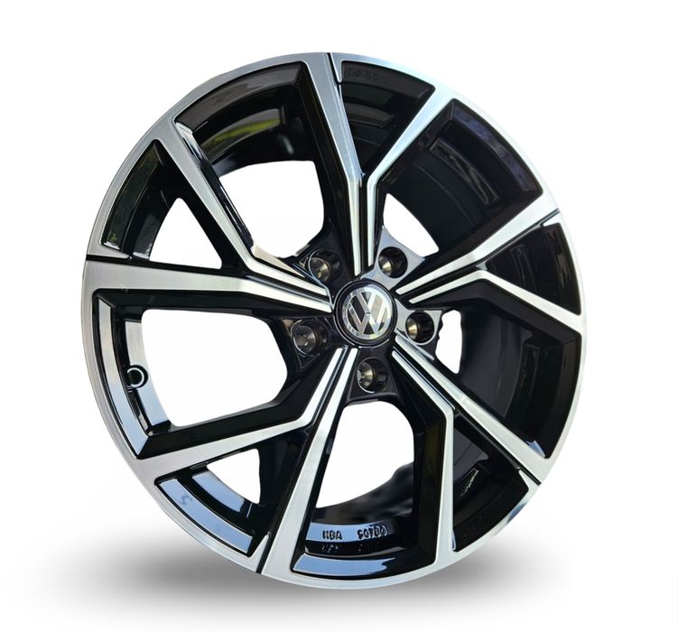 VW T-Cross 16 " Nowe 5x100 Taigo Tcross Felgi Czarne Alufelgi