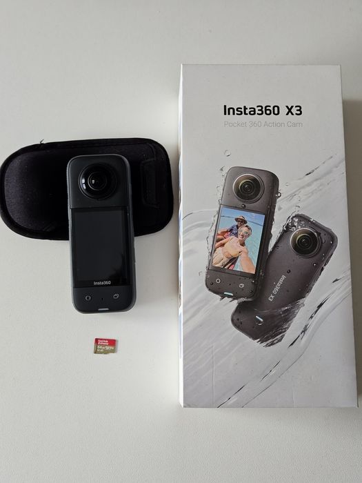 Kamerka Sportowa Insta360 One X3 + 64GB karta
