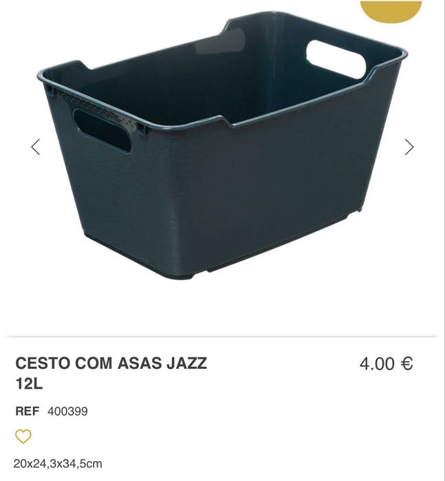 18 cestos com asas JAZZ 12l