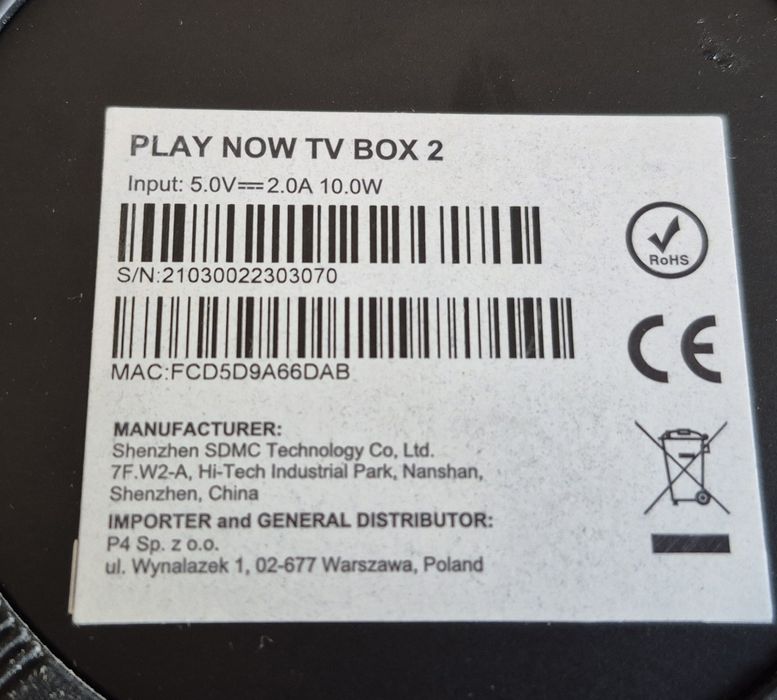 Dekoder PLAY BOX TV Super stan