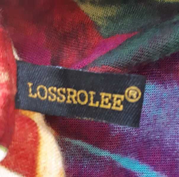 Шарф цветной красный Lossrolee