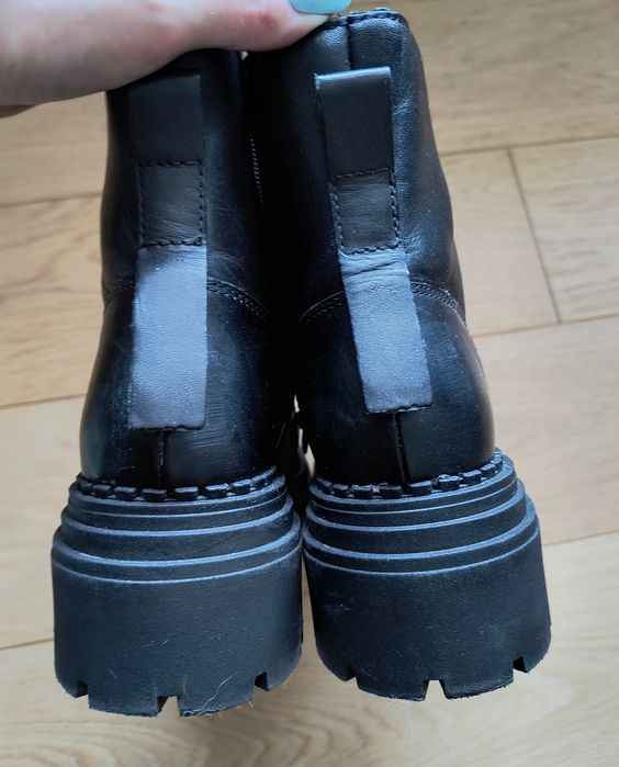 Botki skórzane Badura 37 stan bardzo dobry