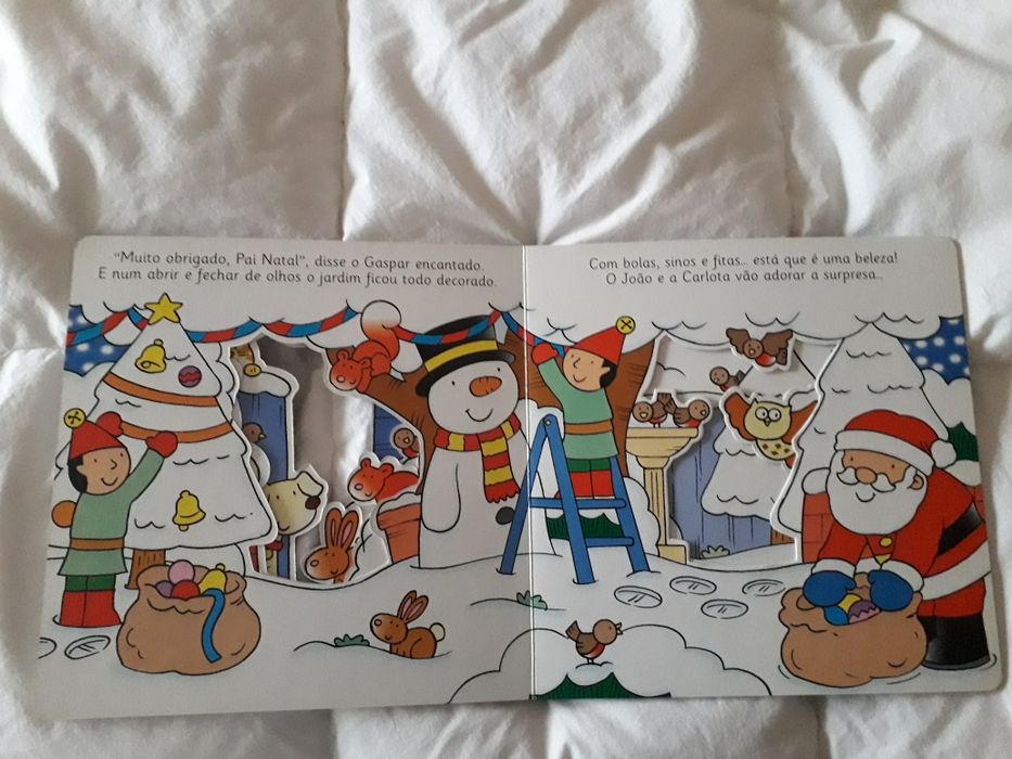 Livro O jardim do boneco de neve novo