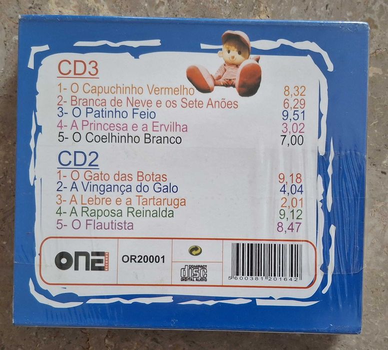 Contos infantis - 2 CDs - novo e selado