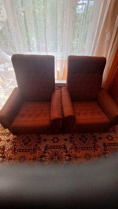 Fotele tapicerowane  PRL