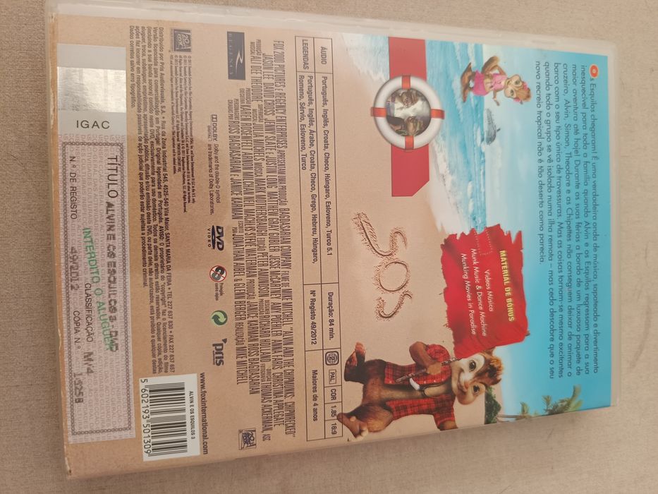 DVD Alvim e os esquilos