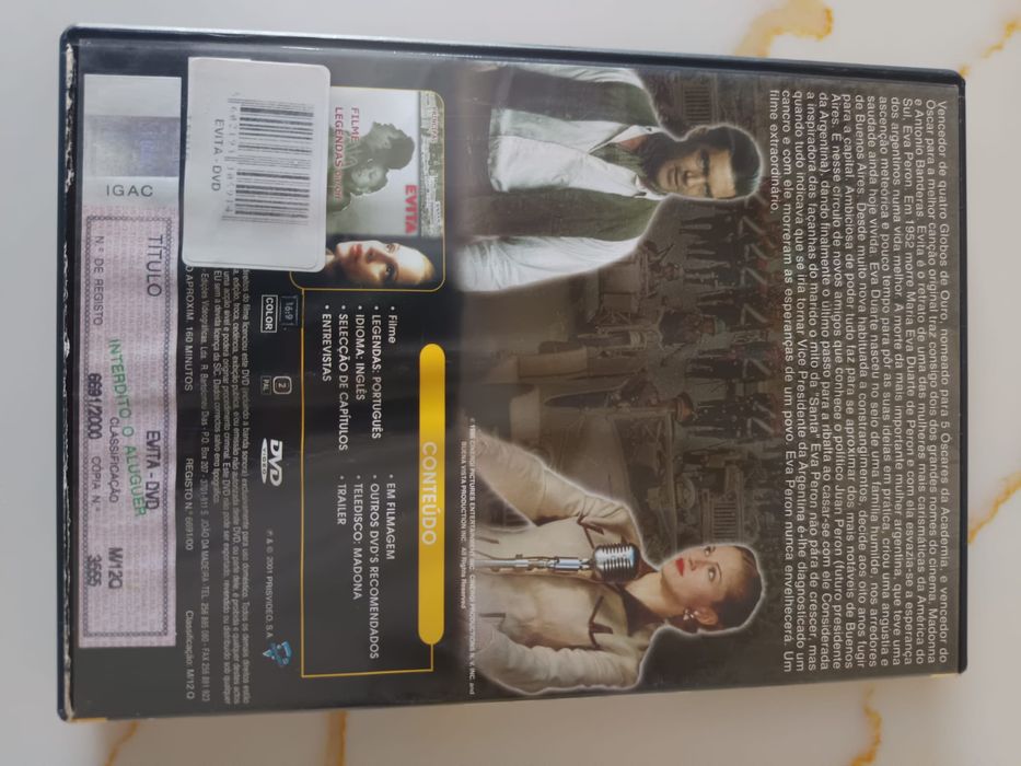 DVD evita - Madonna