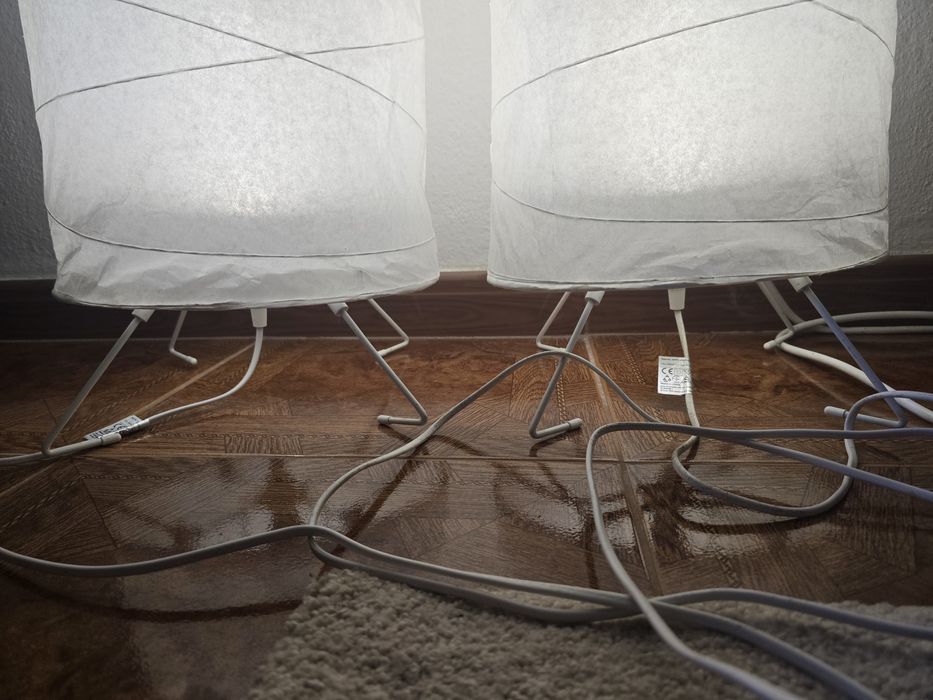 Conjunto de candeeiros altos