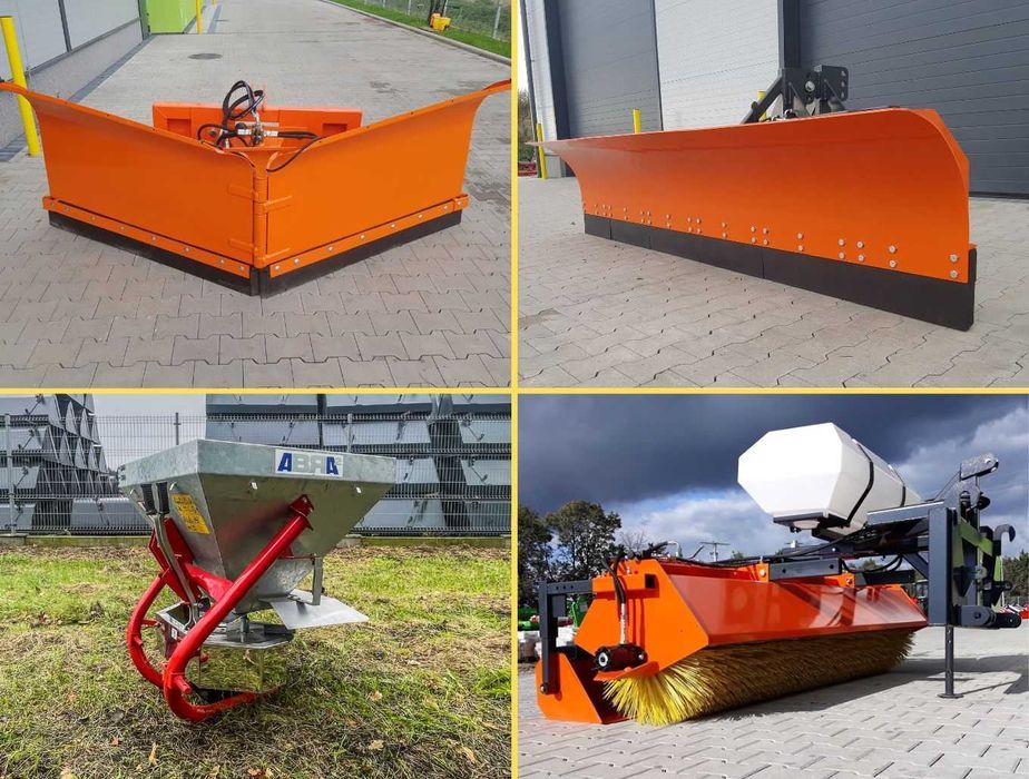 Pług śnieżny prosty Zamiatarka Rębak Piaskarko Solarka RATY Dostawa