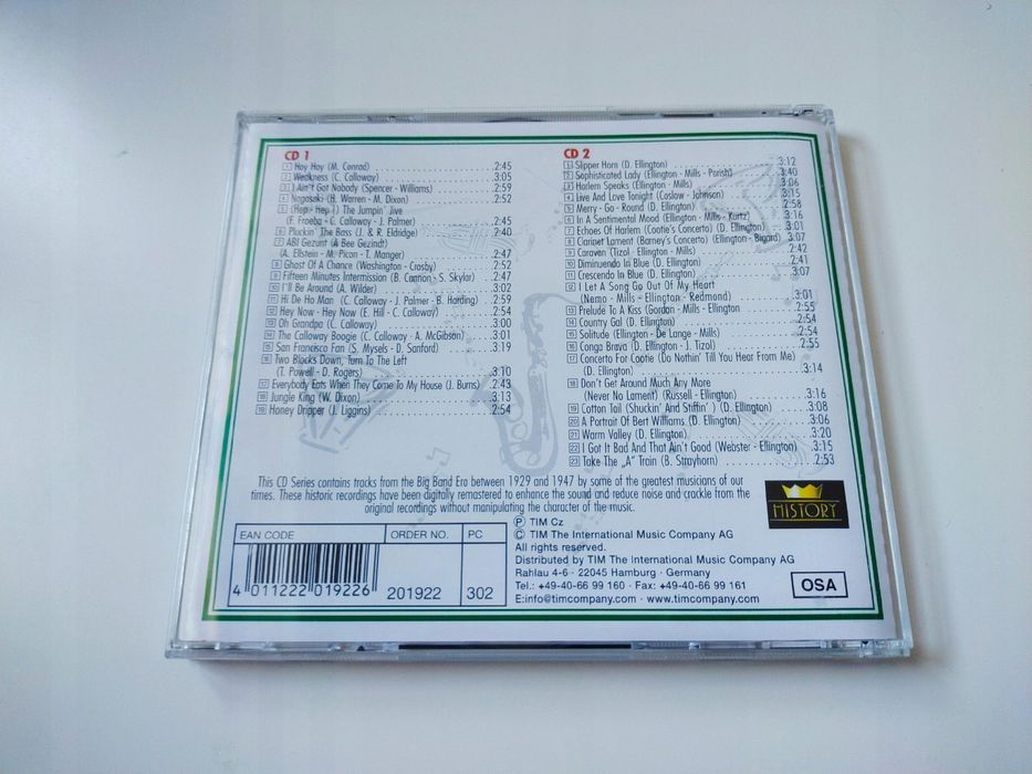 Cab Calloway/Duke Ellington- Sophisticated Lady - 2 CD -- 5499