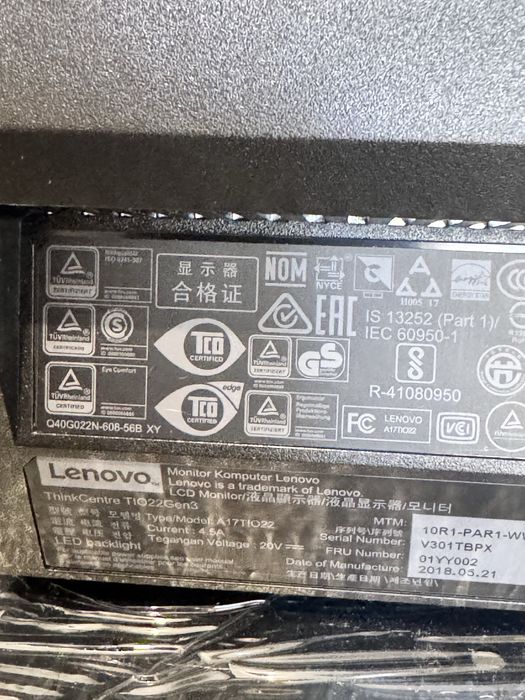 Брендові моноблоки Lenovo A17TIO 22” m73•m900•m910q•m70q  i5-75x/8/128