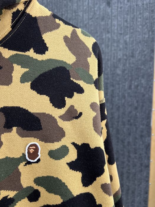 Худі Bape 1St Camo Jacquard One point Hoodie оригінал