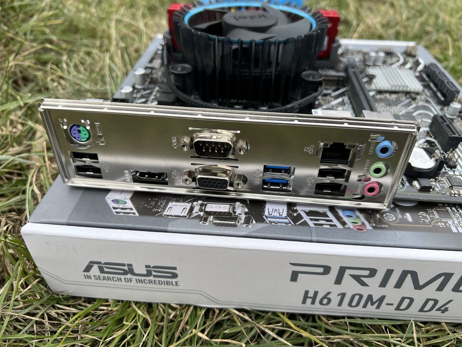 Комплект процессор i3 12100f материнка Asus H610M D D4 озу 16 gb 3466