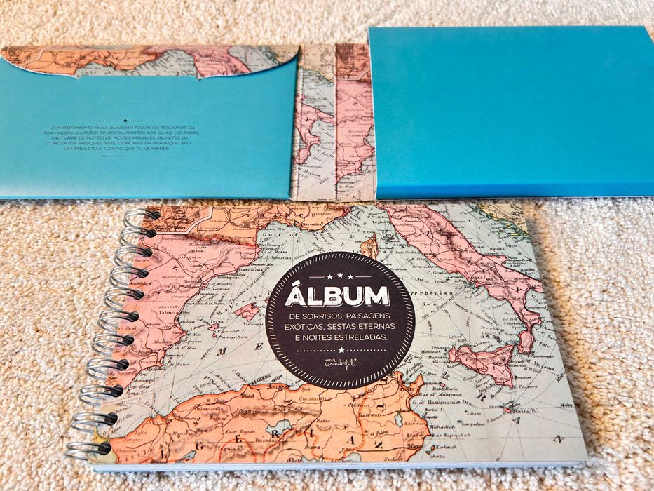 Vendo Álbum de Fotos de Viagem Mr. Wonderful