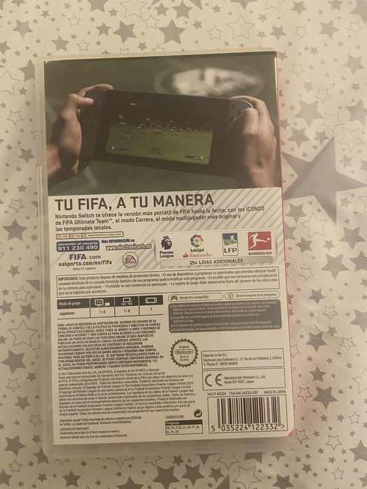 Jogo FIFA 18 para Nintendo Switch