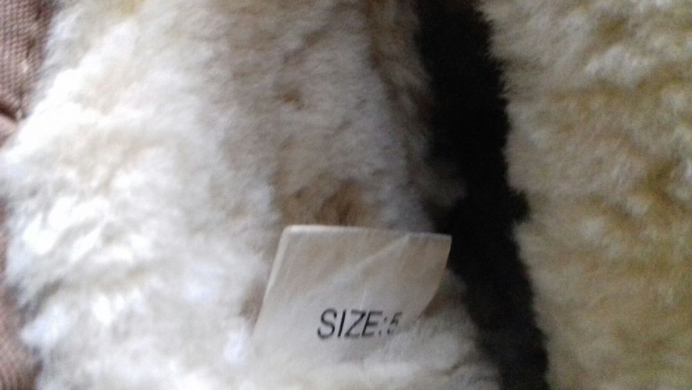 Ciepłe śniegowce skórzane 37