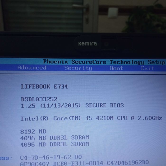 Portatil Fujitsu Lifebook E736 I5 8GB Ram  disco 500GB