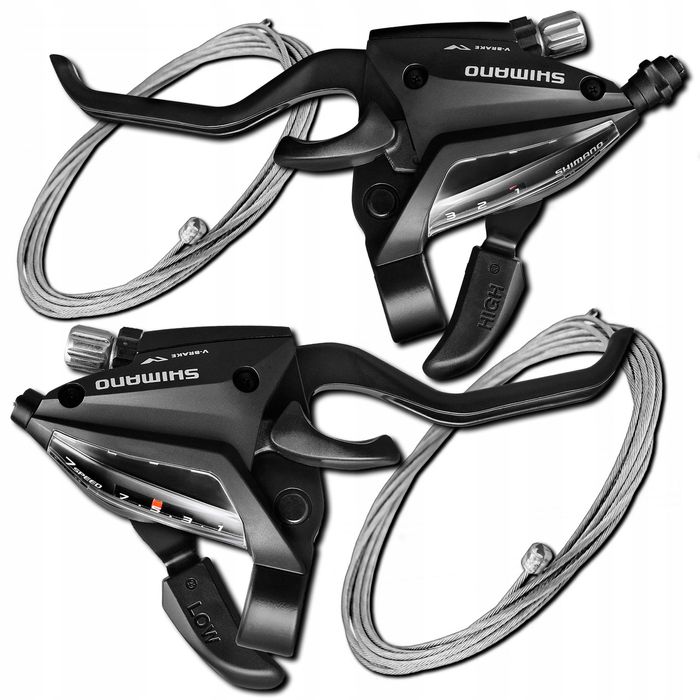 Klamkomanetki Shimano 3x7 . Nowe oryginalne.