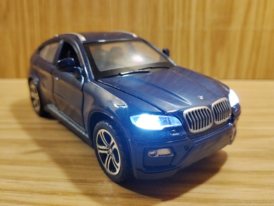 Модель bmw x6 1:32 Автопром металл свет звук инерция бмв беха