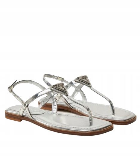 Guess damskie buty srebrne sandały na lato 37 1gna