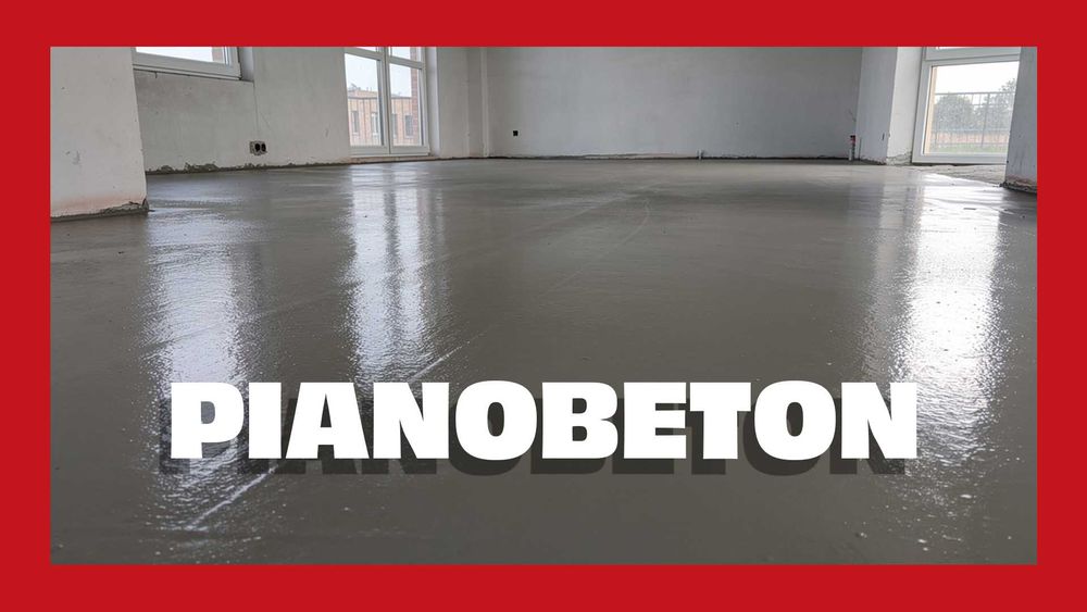 Pianobeton, Płynny Styropian, Styrobeton, Posadzki, Tynki